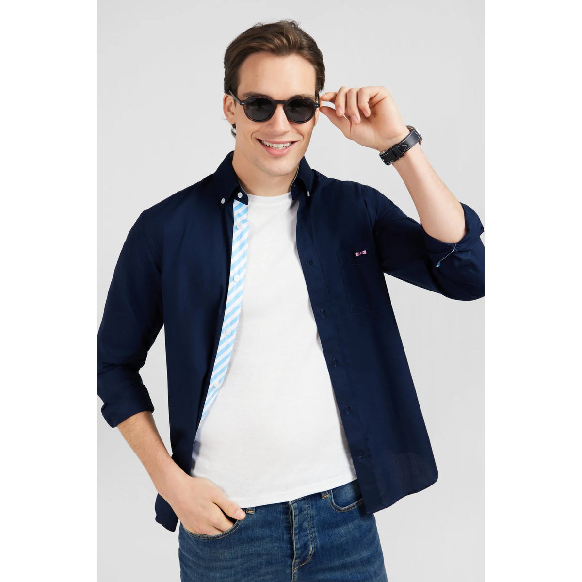 Eden Park Gents Embroidered Shirt