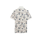 Eden Park Floral Printed White Polo Shirt