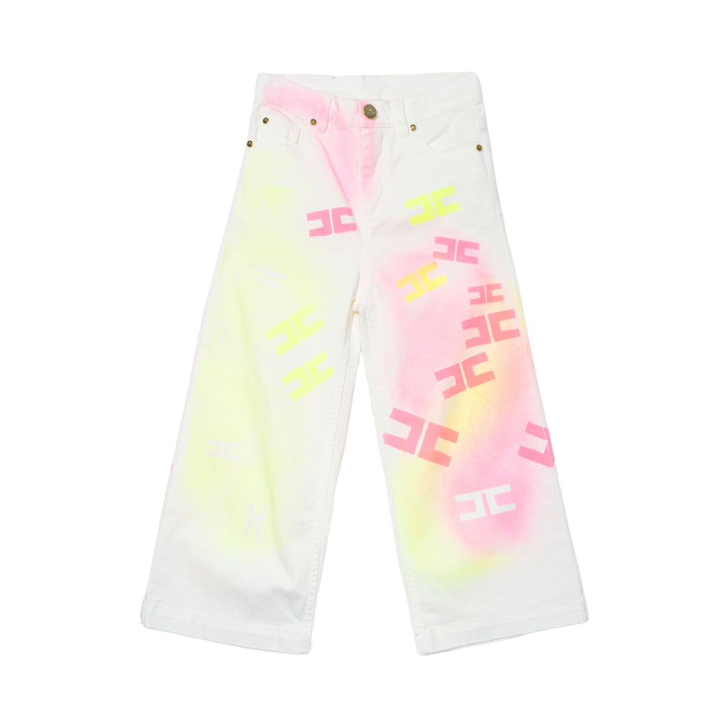 Elisabetta Franchi Kids Girl's Multicolor T-Shirt & Trousers Set