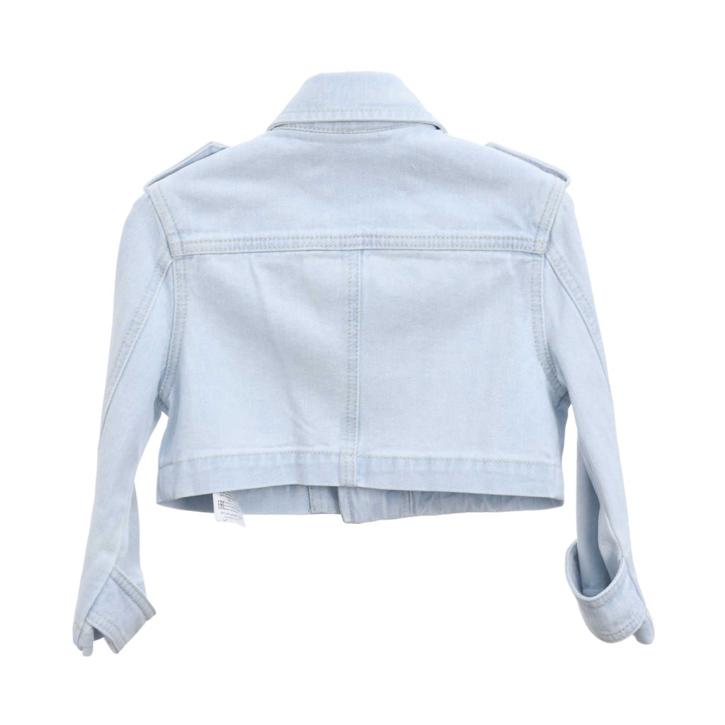 Elisabetta Franchi Kids Girl's Light Denim Jacket