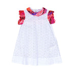 Emilio Pucci Kids Girl's White  Dress