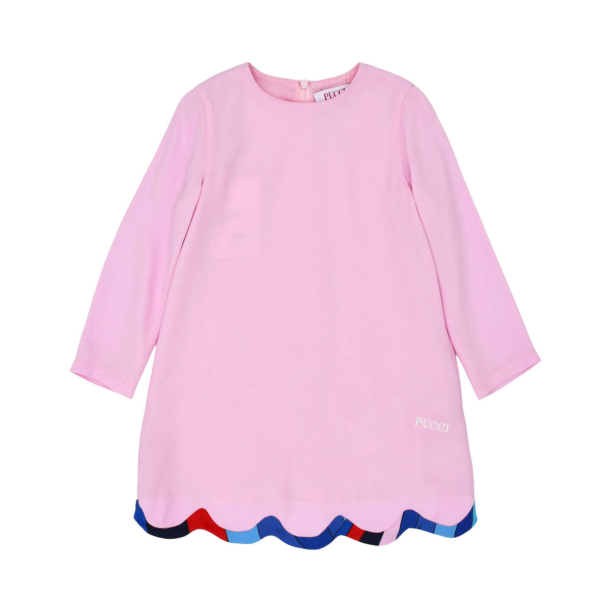 Emilio Pucci Kids Girl's Long Sleeve Pink Dress