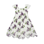 Elisabetta Franchi Kids Girl's Floral White Dress