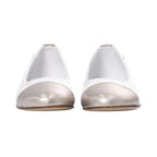 Elie Saab Kids Girl's White & Gold Ballerina