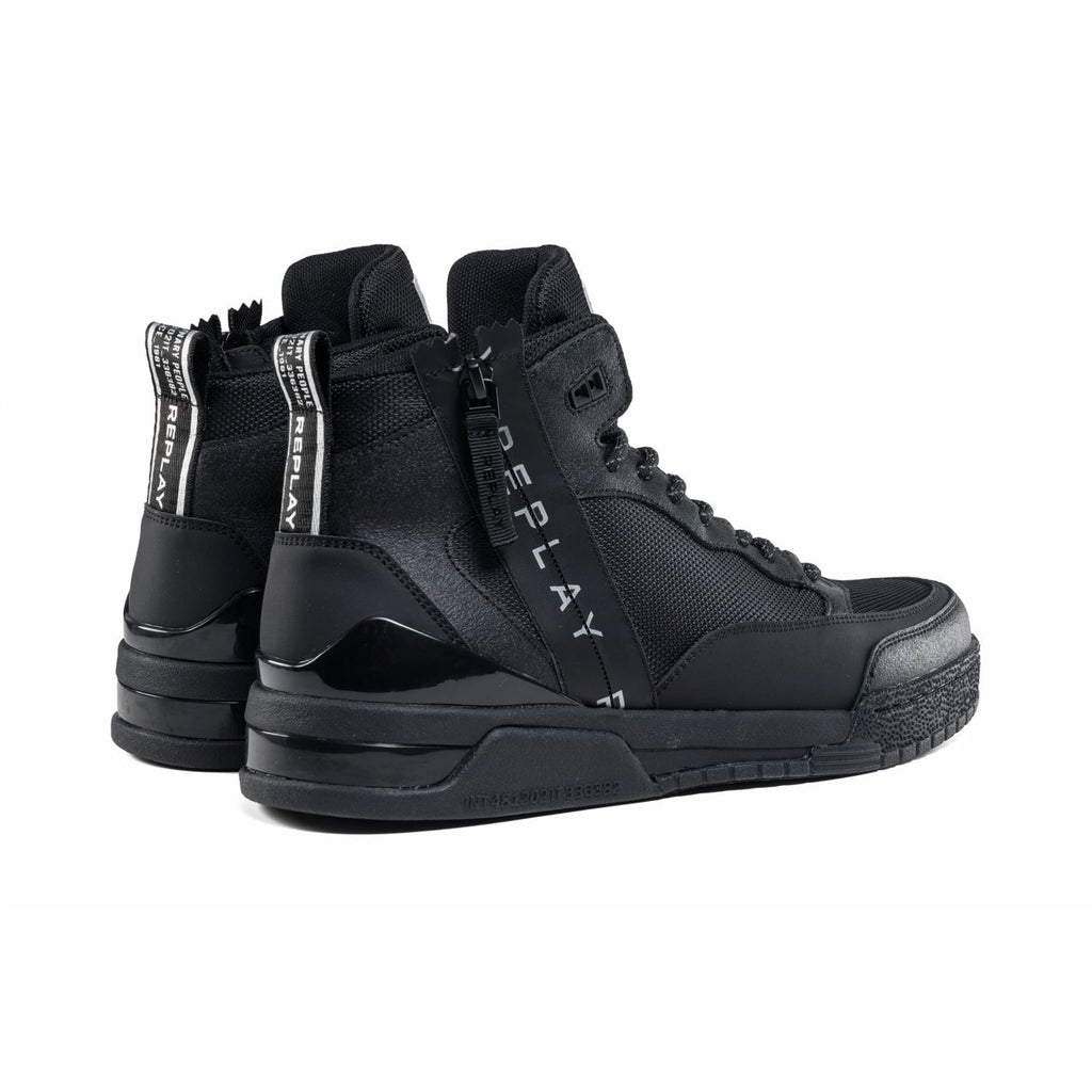 Replay Men's ASTRO ZIPPER Mid-cut Sneakers