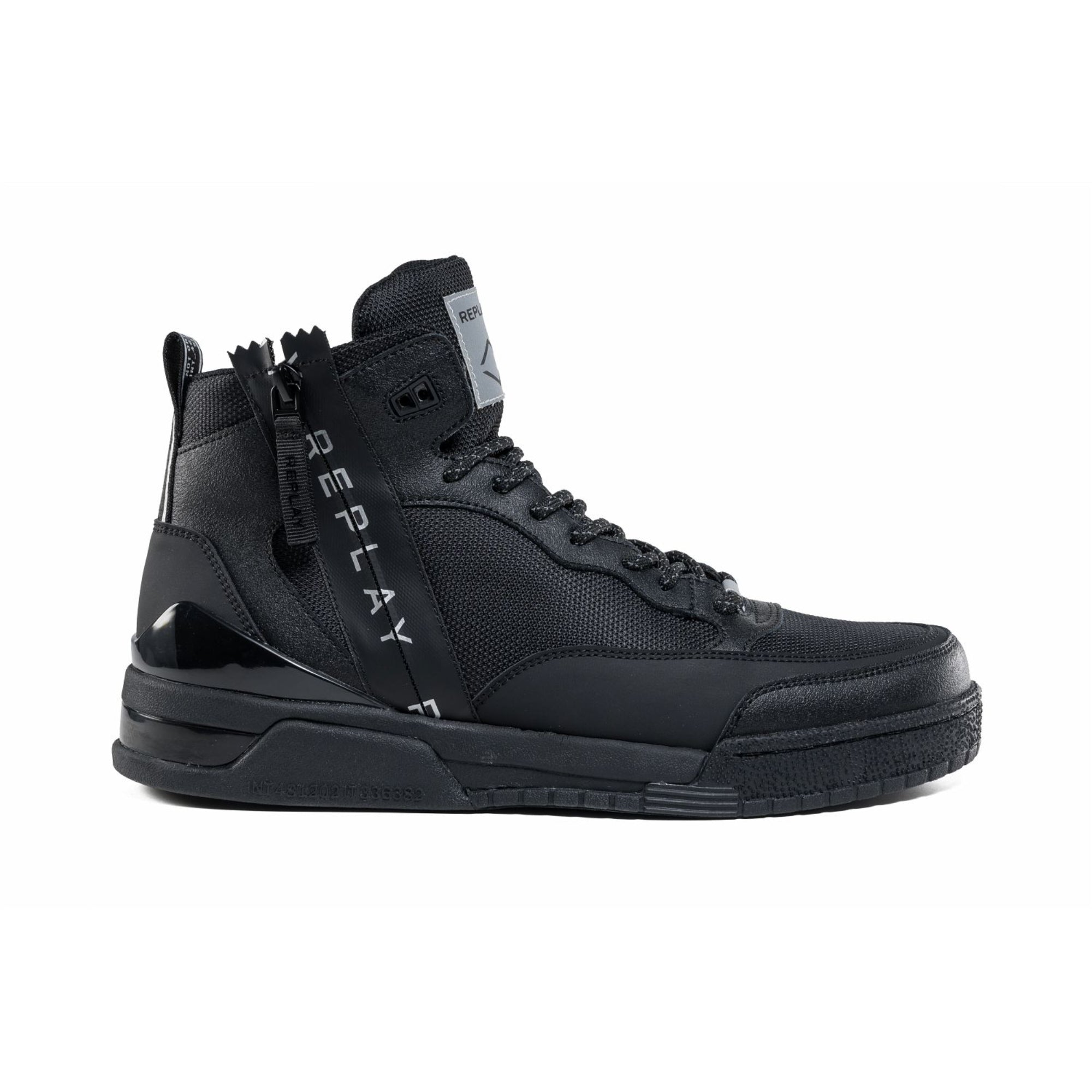 Replay Men's ASTRO ZIPPER Mid-cut Sneakers