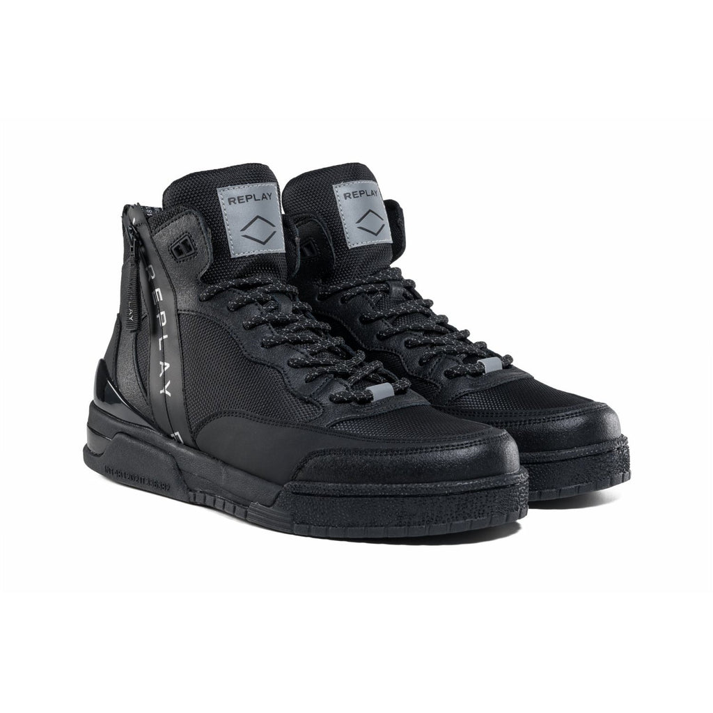Replay Men's ASTRO ZIPPER Mid-cut Sneakers
