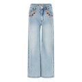 Moschino Kids Girl's Light Blue Jeans
