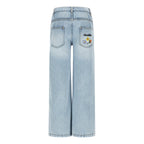 Moschino Kids Girl's Light Blue Jeans