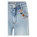 Moschino Kids Girl's Light Blue Jeans