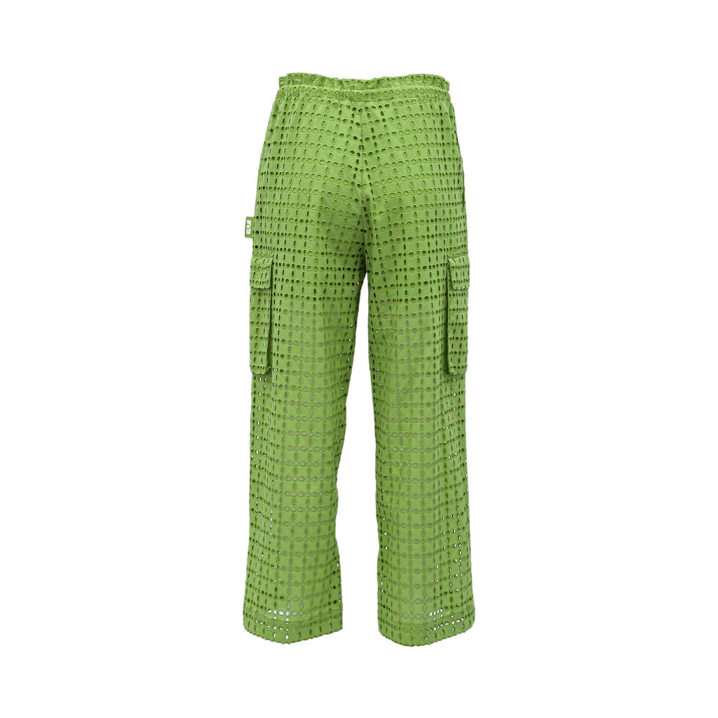 Ice Play Women's Green Wide Leg Pant