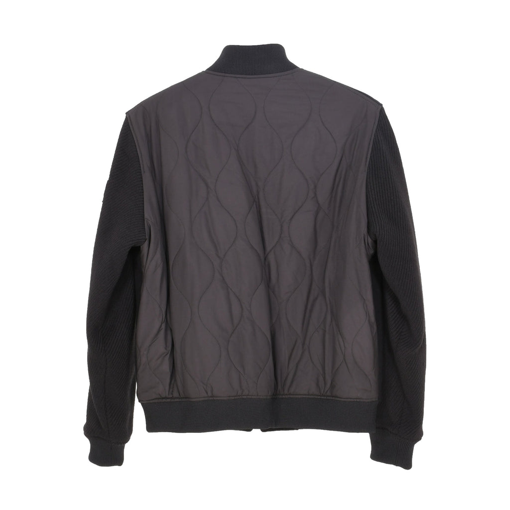 Bikkembergs Men's Bomber Black Jacket With Quilted Back