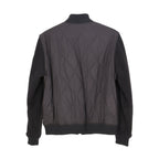 Bikkembergs Men's Bomber Black Jacket With Quilted Back