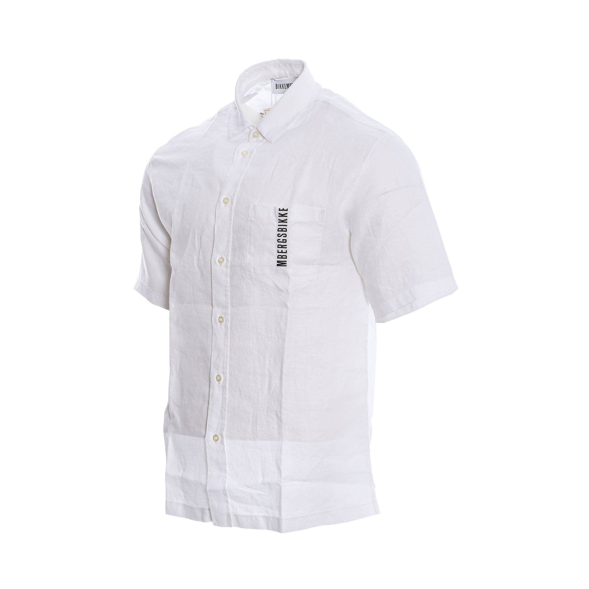 Bikkembergs Men's Casual and Stylish Short Sleeves Shirt