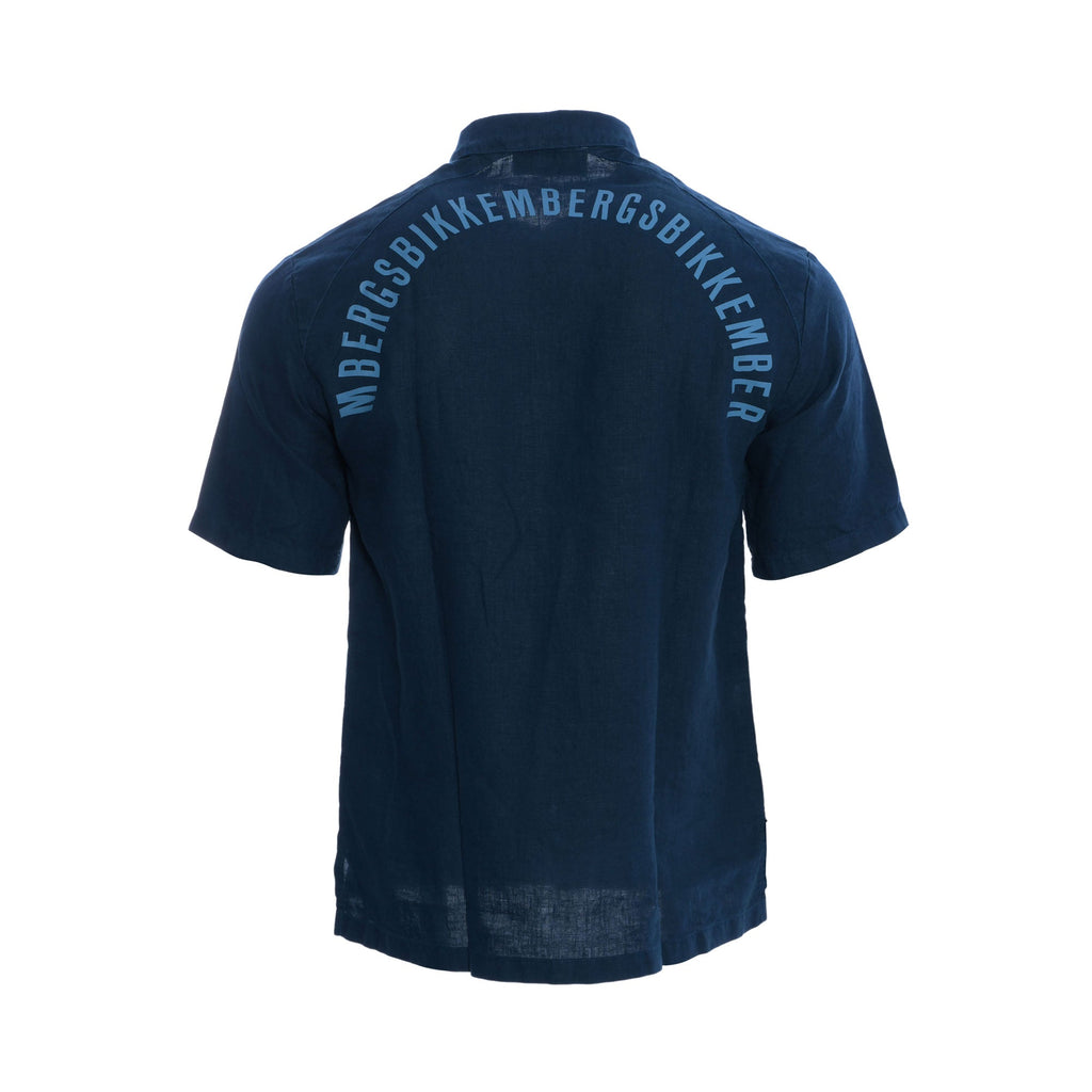 Bikkembergs Men's Casual and Stylish Short Sleeves Shirt