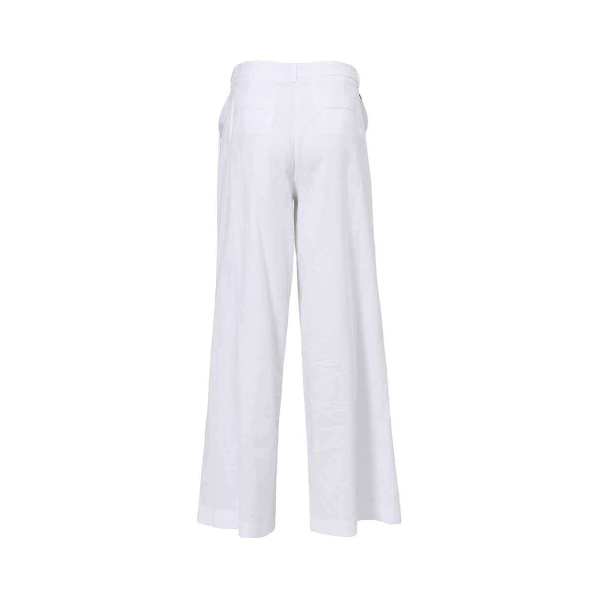 Jijil Women's White Wide Legs Pant