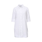 Jijil Women's White Long Blouse