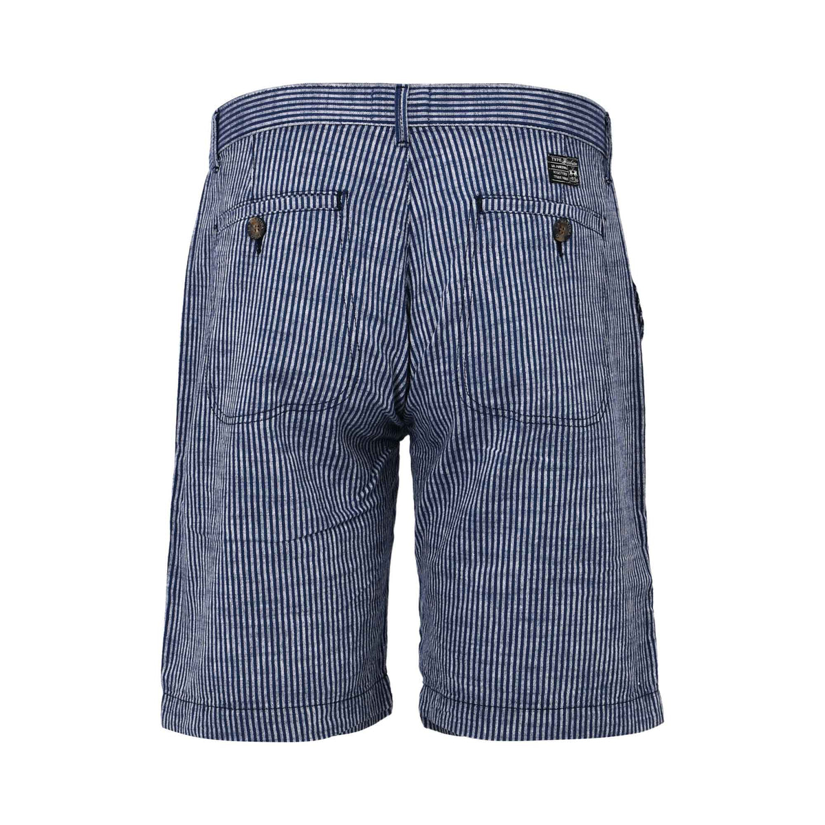 La Martina Men's Blue chino Bermuda