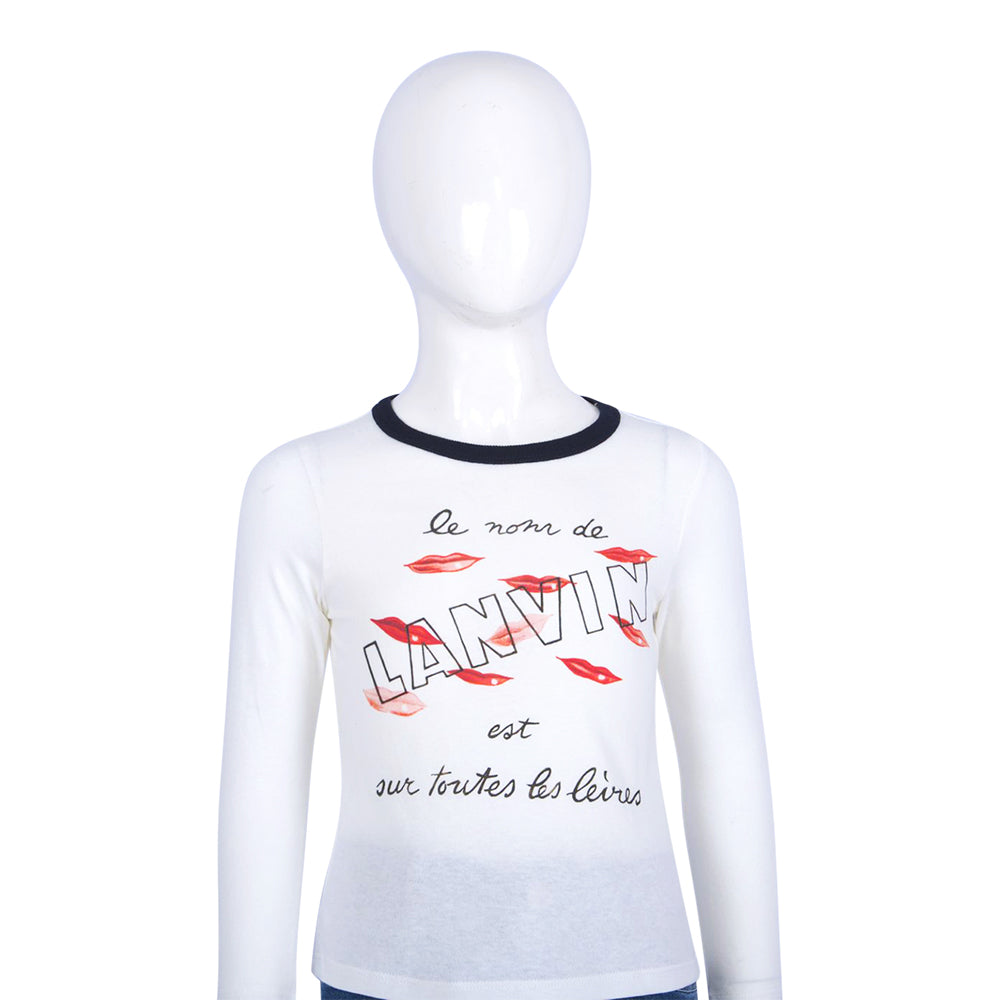 Lanvin Kids Multiples Color T-Shirt Ls