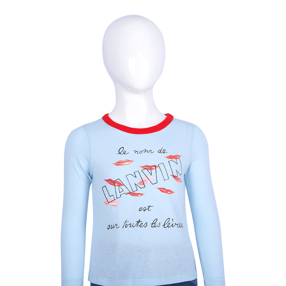 Lanvin Kids Multiples Color T-Shirt Ls