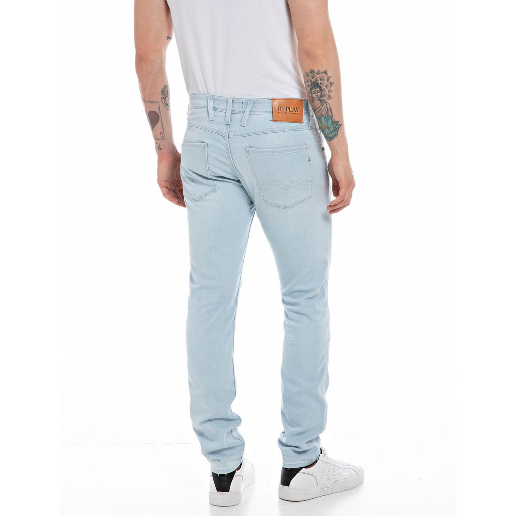 Replay Men's Light Indigo Stretch Jeans