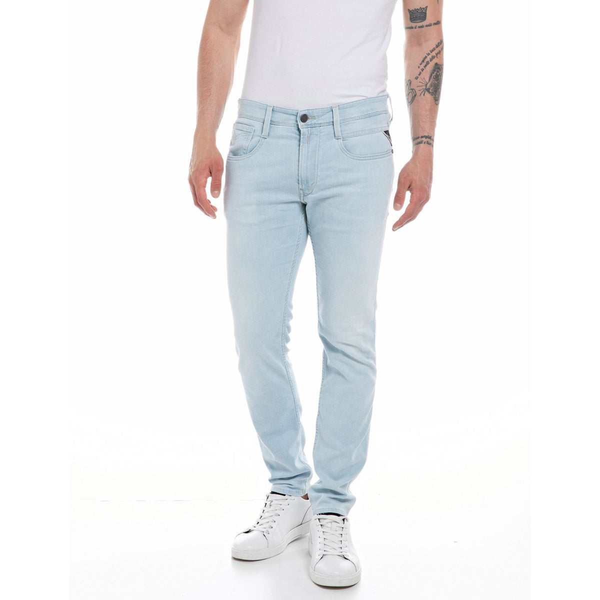 Replay Men's Light Indigo Stretch Jeans