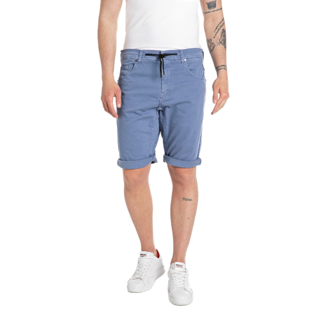 Replay Men's Sport Fit Djovic Bermuda Joggers