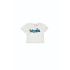 تي شيرت أبيض للبنات الرضع من Moschino Kids