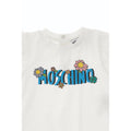 تي شيرت أبيض للبنات الرضع من Moschino Kids