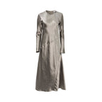 Max Mara Women's Asymmetrical Satin Midi Dress