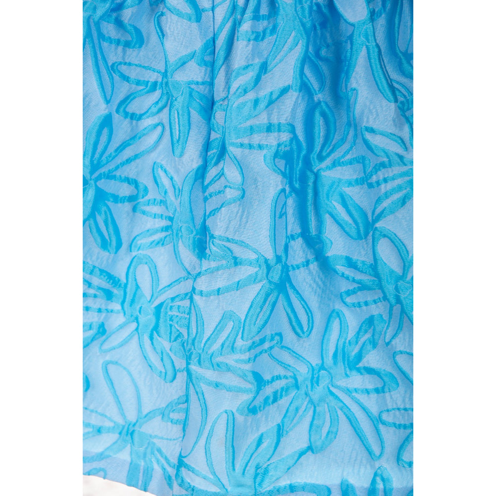 Mimisol Kids Girl's Light Blue Dress Set