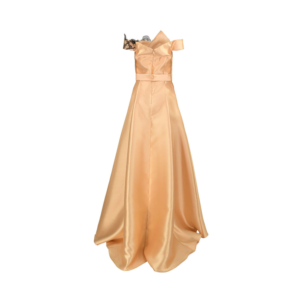 Mischalis Atelier Women's Beige Long Dress