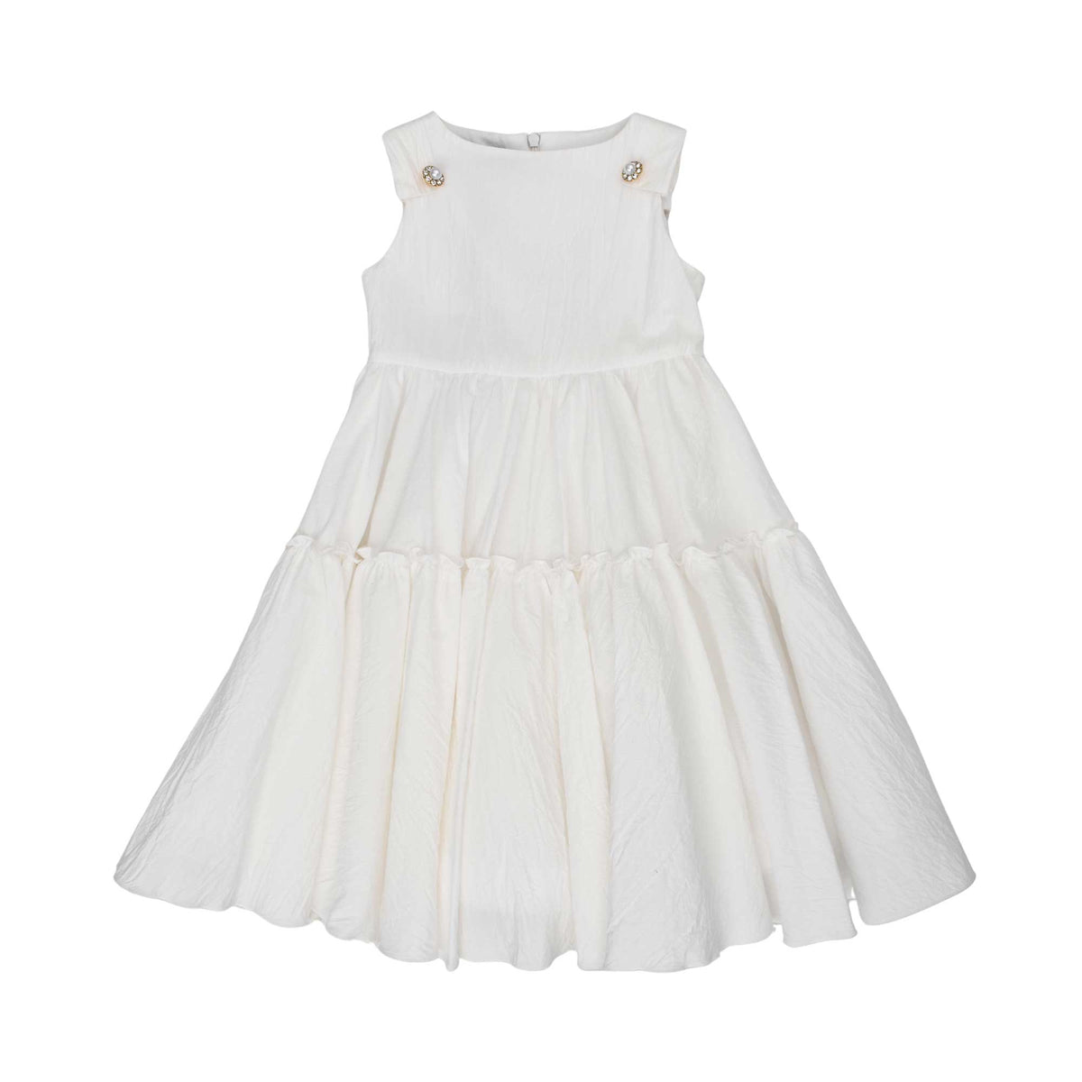 Mimisol Kids Girl's Cream Dress