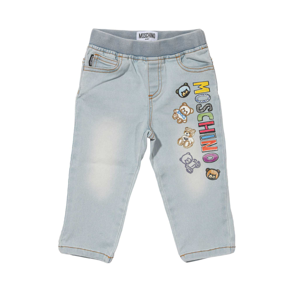 Moschino Kids Baby Girl's Blue Trouser