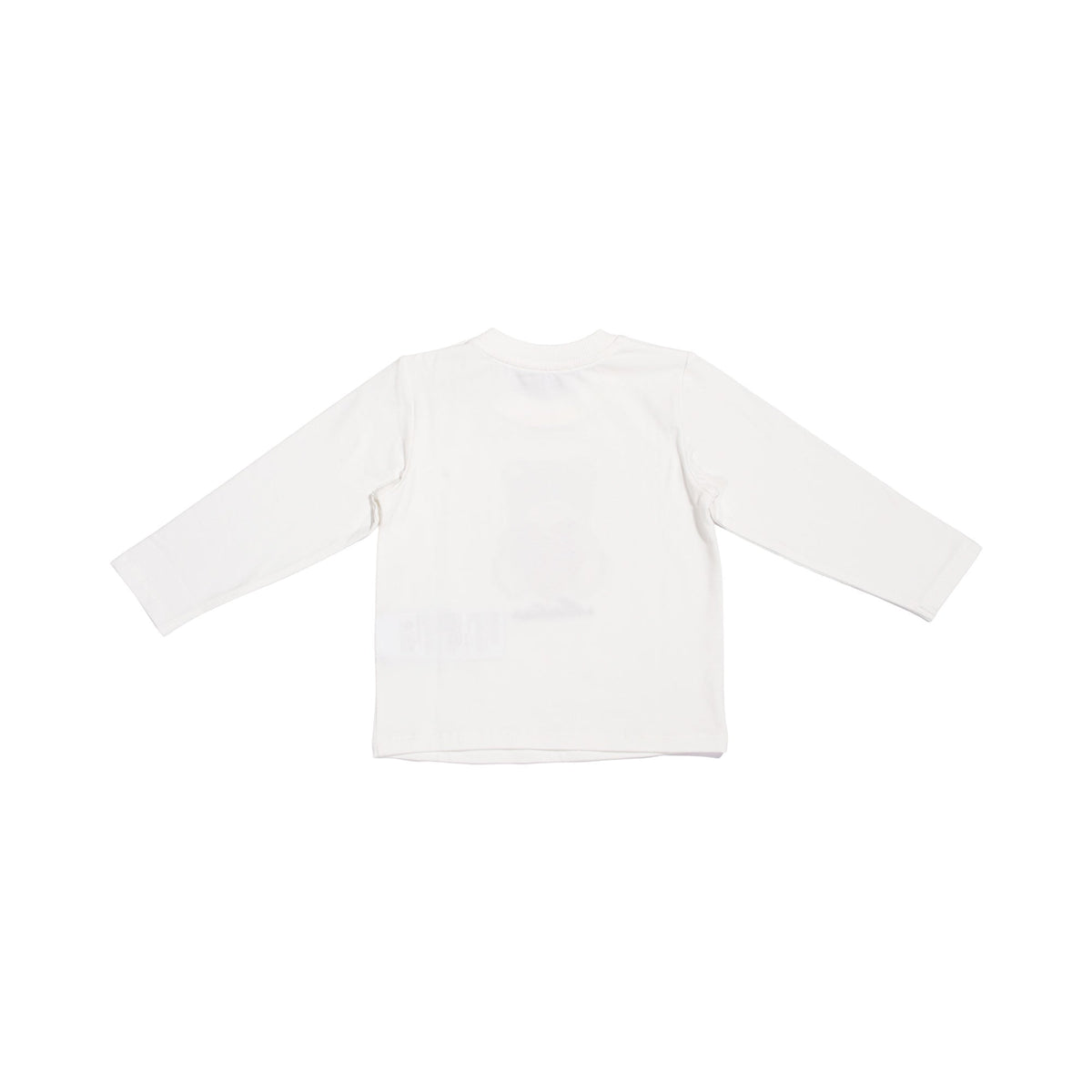 Moschino Kids White & Black Tracksuit for Baby Girl with Teddy Bear and Logo