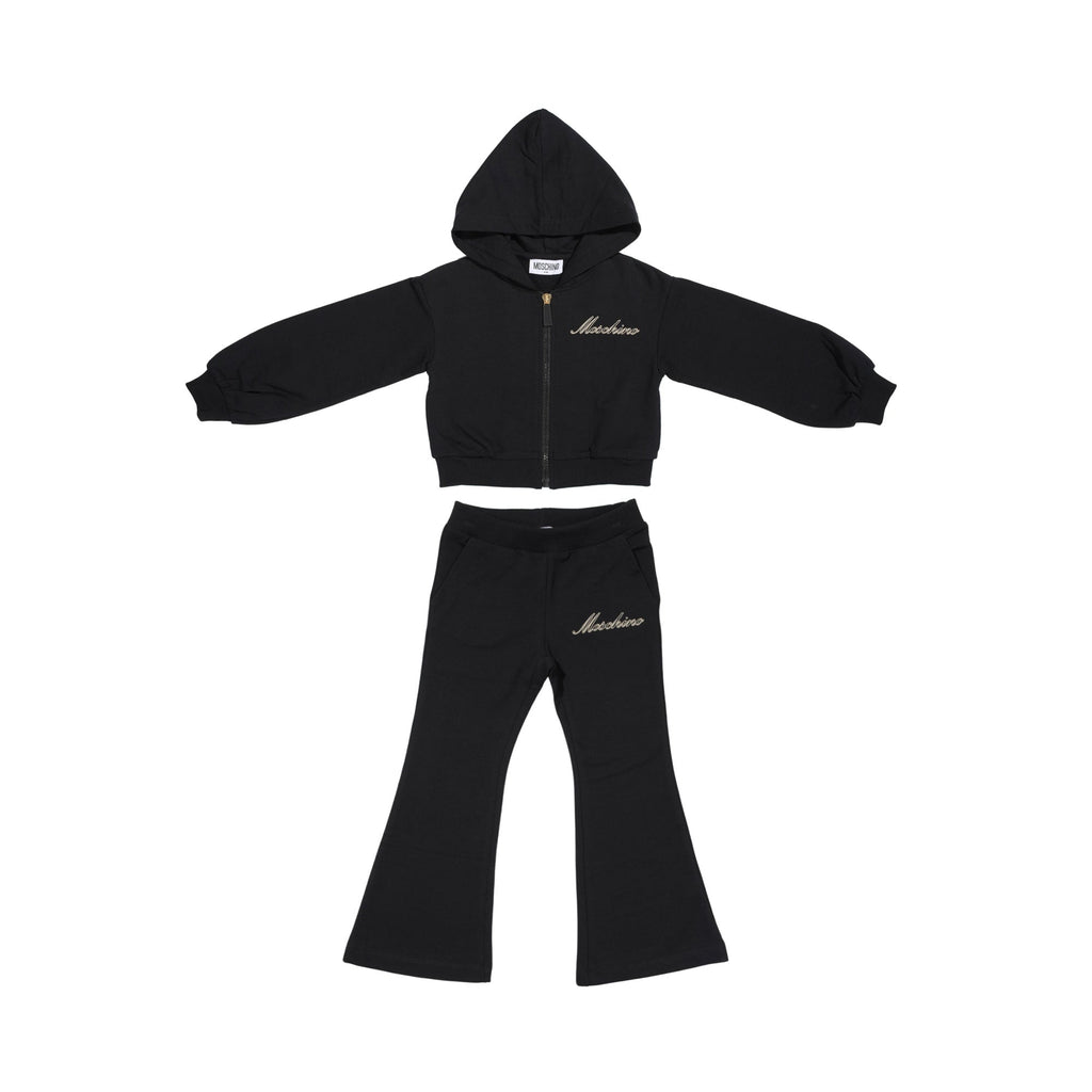Moschino Kids Girl's Black Jogging Suit