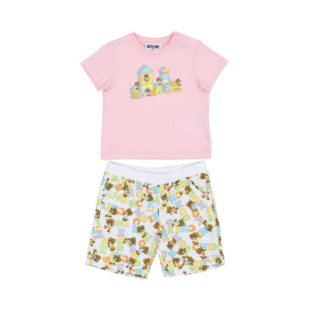 Moschino Kids Baby Boy's Blue Set T-Shirt & Bermuda