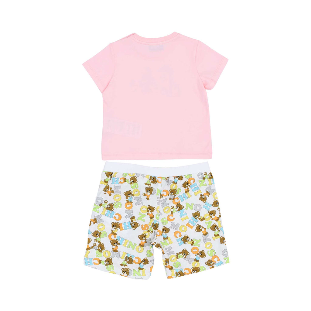 Moschino Kids Baby Boy's Blue Set T-Shirt & Bermuda