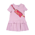 Moschino Kids Girl's Pink Bag Print Dress