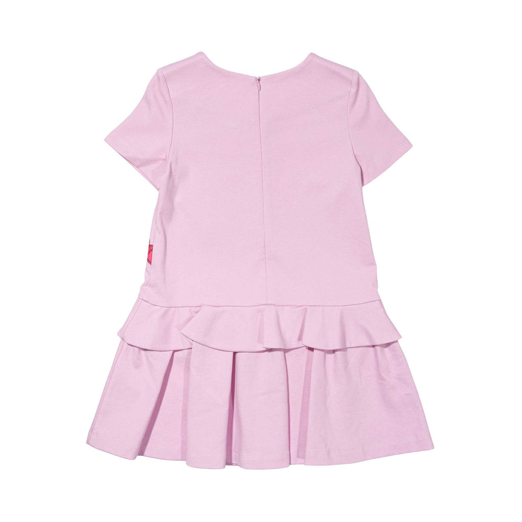Moschino Kids Girl's Pink Bag Print Dress