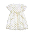 Moschino Kids Girl's Cloud Gold Hearts Dress