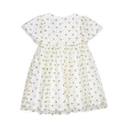 Moschino Kids Girl's Cloud Gold Hearts Dress