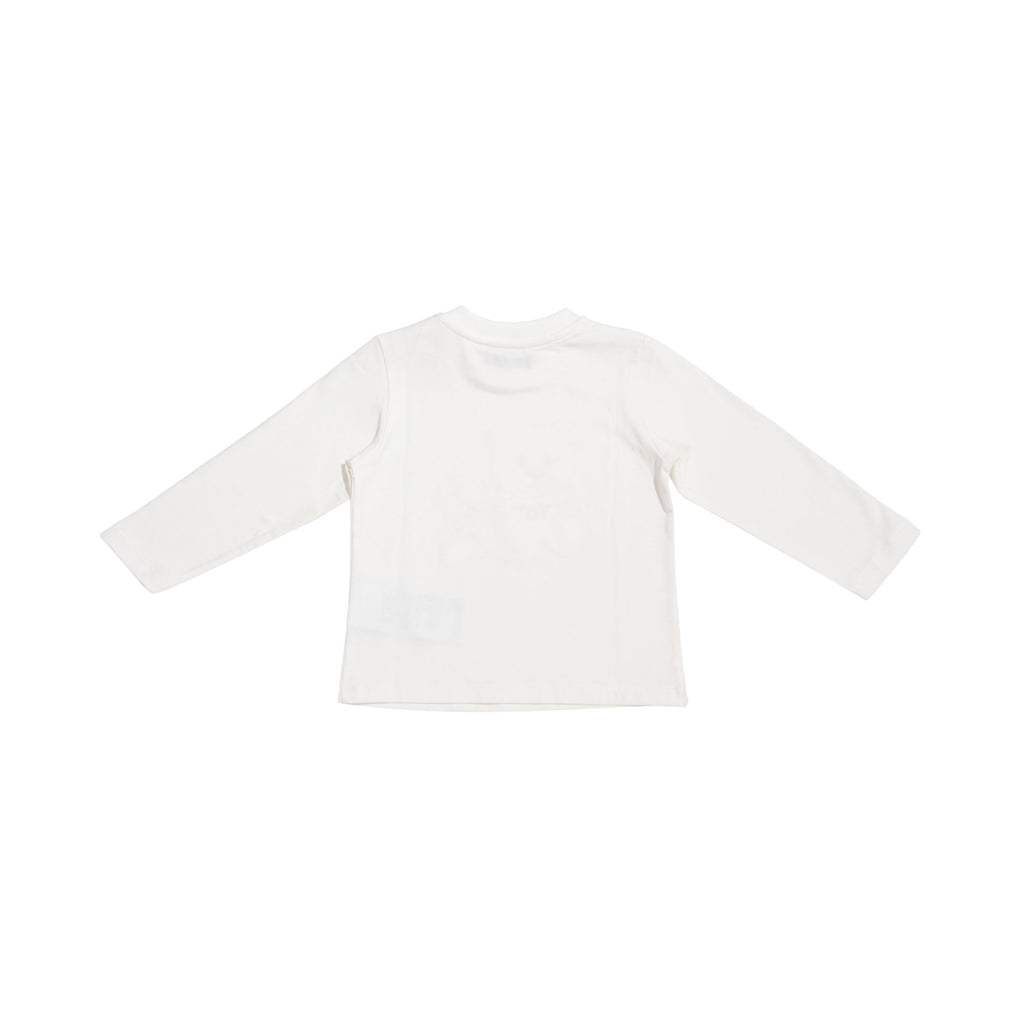 Moschino Kids Baby Girl's White Long Sleeve T-shirt