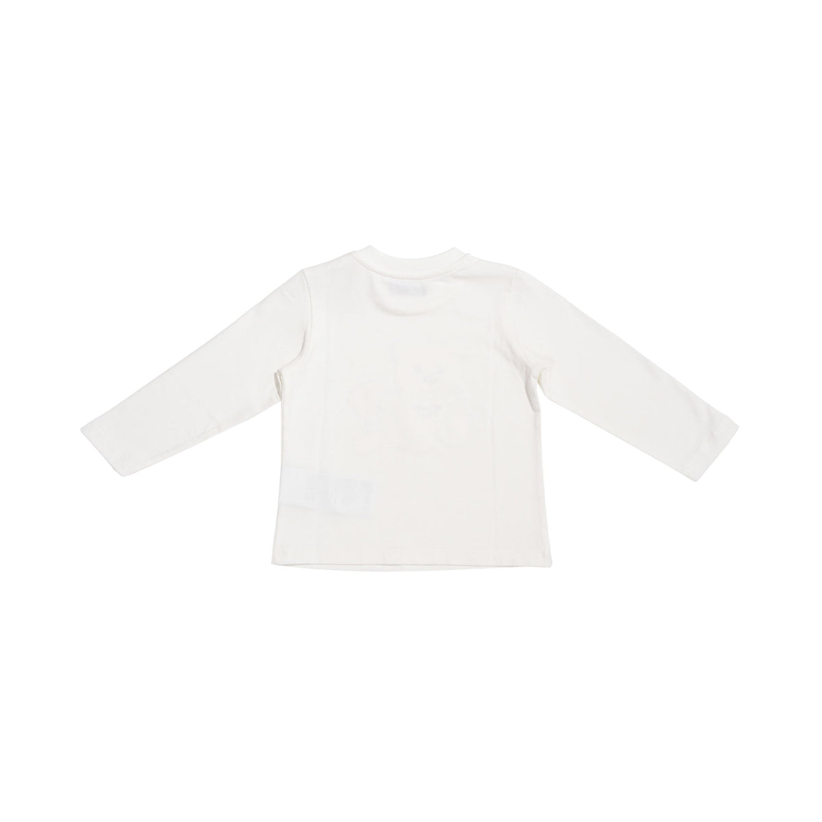 Moschino Kids Baby Girl's White Long Sleeve T-shirt