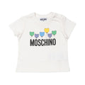 Moschino Kids Baby Girl's White Top With Balloon and Logo Graphic