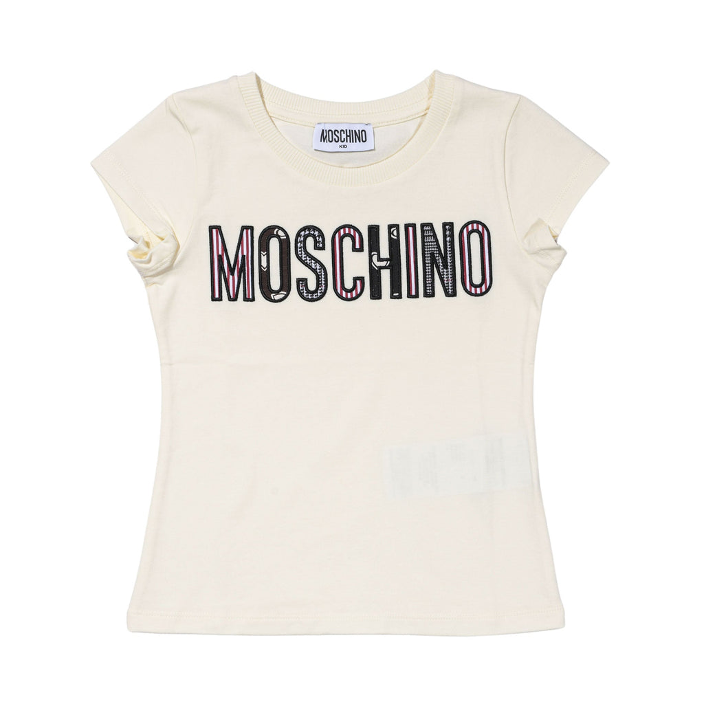 Moschino Kids Girl's White T-shirt