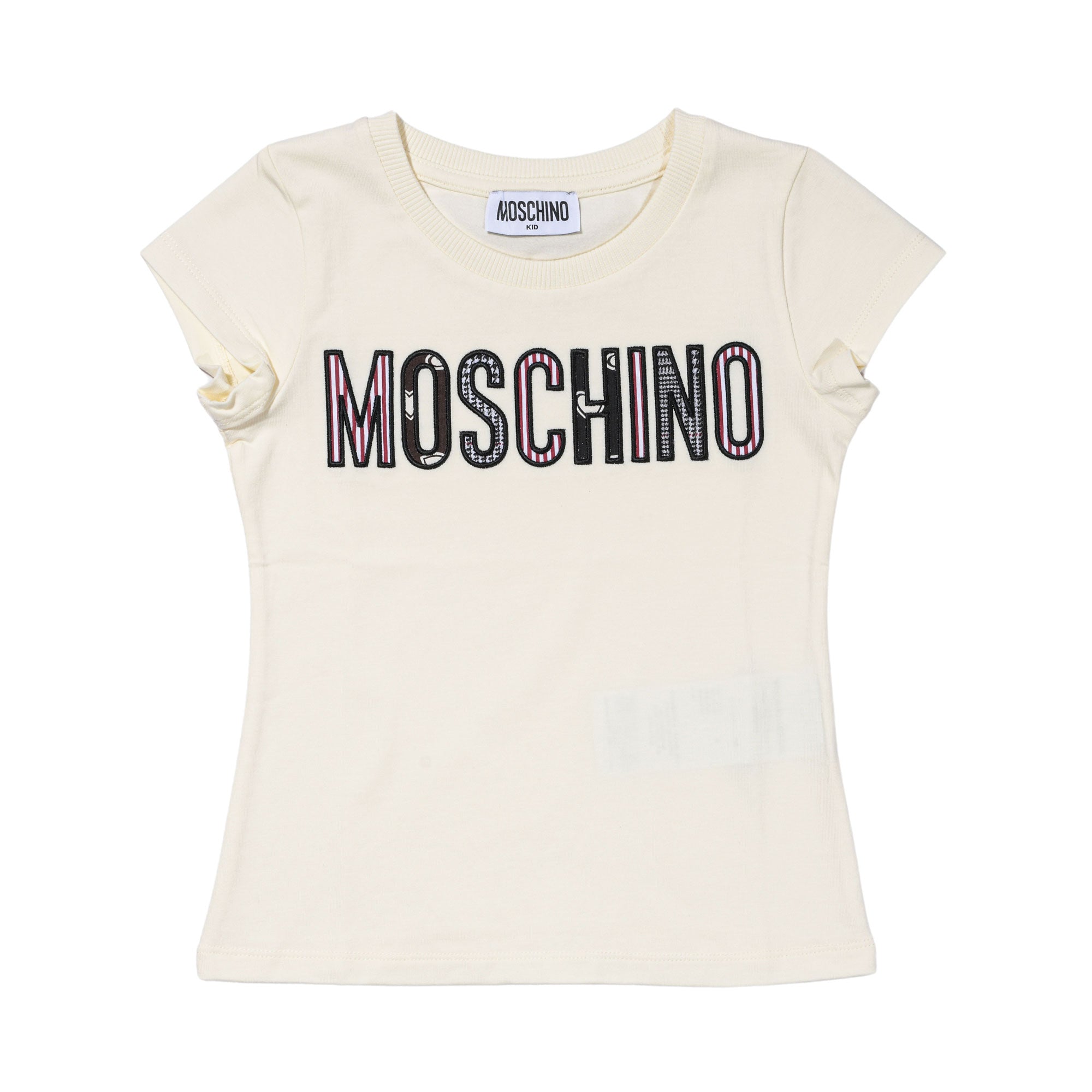 Moschino Kids Girl's White T-shirt
