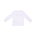 Moschino Kids Boy's Long Sleeve White T-Shirt