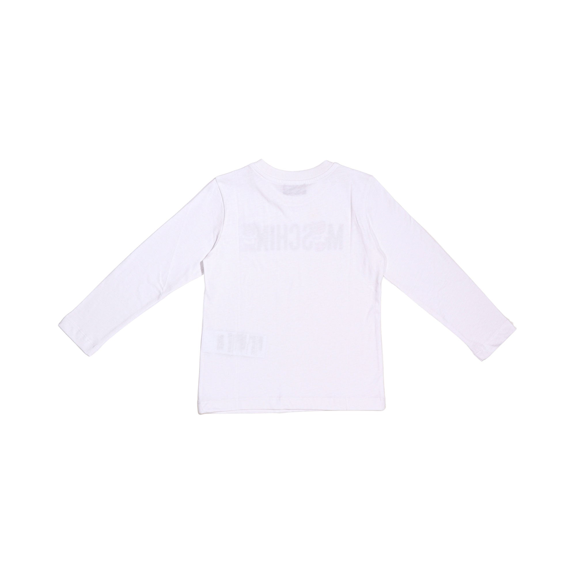 Moschino Kids Boy's Long Sleeve White T-Shirt