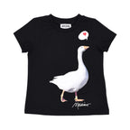 Moschino Kids Girl's Black T-Shirt